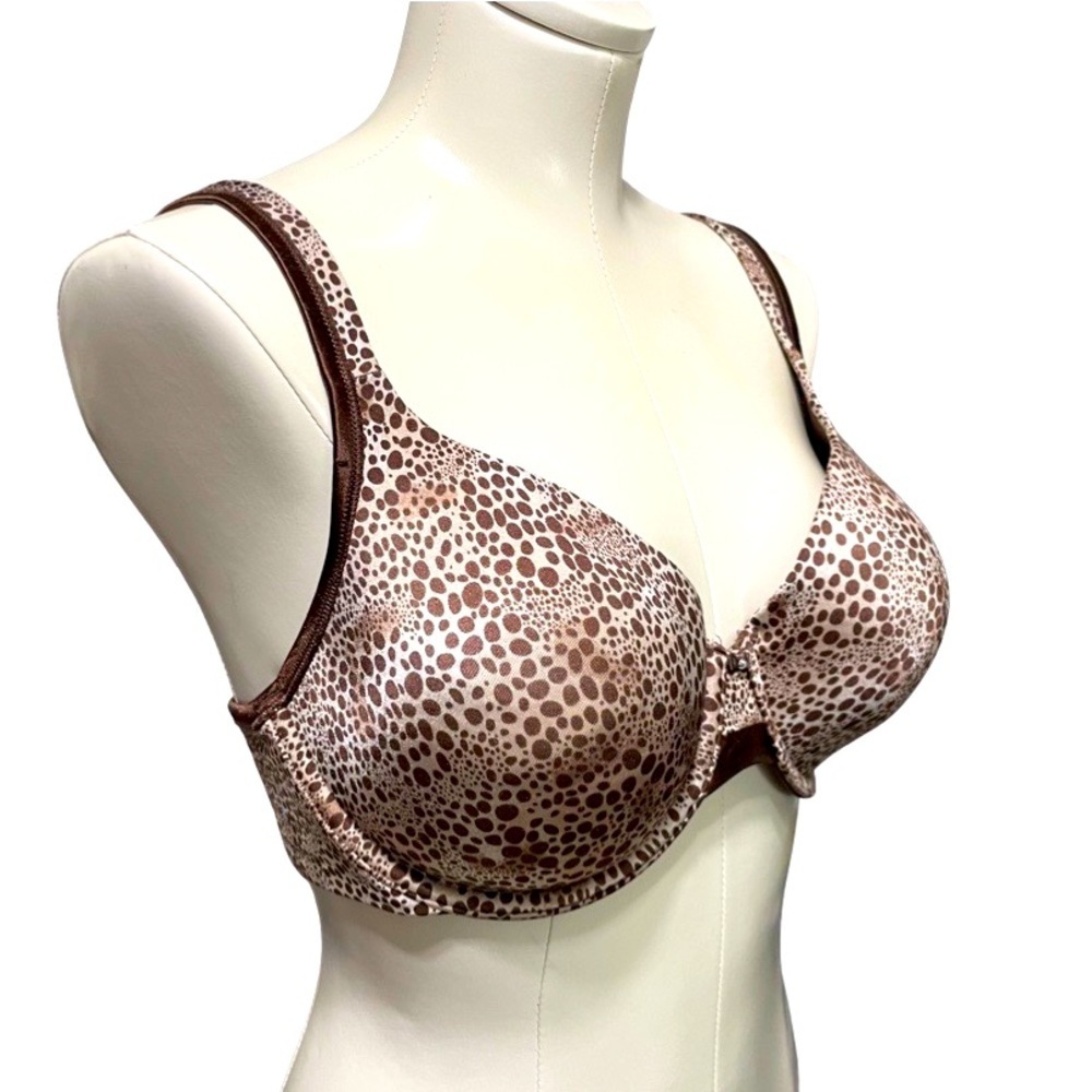 VANITY FAIR leopard print underwire bra 40C - Picture 4 of 10